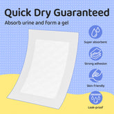 Disposable Dog Diaper Liners Booster Pads for Male & Female Dogs - 100ct